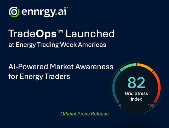 Ennrgy ai unveils tradeops at energy trading week americas