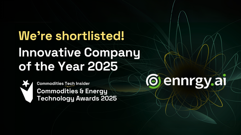 We ve been shortlisted for innovative company of the year 2025